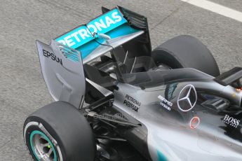 World © Octane Photographic Ltd. Mercedes AMG Petronas F1 W06 Hybrid – Lewis Hamilton. Saturday 21st February 2015, F1 Winter testing, Circuit de Barcelona Catalunya, Spain, Day 3. Digital Ref : 1190CB1L7120