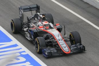 World © Octane Photographic Ltd. McLaren Honda MP4/30 – Jenson Button. Saturday 21st February 2015, F1 Winter testing, Circuit de Barcelona Catalunya, Spain, Day 3. Digital Ref: 1190CB1L7130