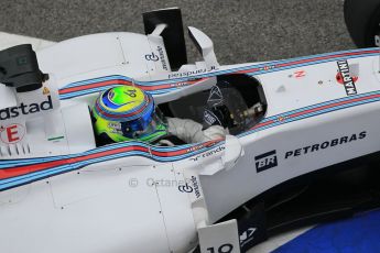 World © Octane Photographic Ltd. Williams Martini Racing FW37 – Felipe Massa. Saturday 21st February 2015, F1 Winter testing, Circuit de Barcelona Catalunya, Spain, Day 3. Digital Ref: 1190CB1L7218