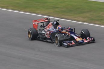World © Octane Photographic Ltd. Scuderia Toro Rosso STR10 – Max Verstappen. Saturday 21st February 2015, F1 Winter testing, Circuit de Barcelona Catalunya, Spain, Day 3. Digital Ref: 1190CB1L7230