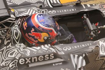 World © Octane Photographic Ltd. Infiniti Red Bull Racing RB11 – Daniil Kvyat practice pitstop. Saturday 21st February 2015, F1 Winter testing, Circuit de Barcelona Catalunya, Spain, Day 3. Digital Ref : 1190CB1L7396