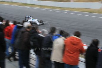 World © Octane Photographic Ltd. Williams Martini Racing FW37 – Felipe Massa. Saturday 21st February 2015, F1 Winter testing, Circuit de Barcelona Catalunya, Spain, Day 3. Digital Ref: 1190CB1L7439