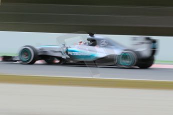 World © Octane Photographic Ltd. Mercedes AMG Petronas F1 W06 Hybrid – Lewis Hamilton. Saturday 21st February 2015, F1 Winter testing, Circuit de Barcelona Catalunya, Spain, Day 3. Digital Ref : 1190CB1L7632