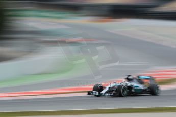 World © Octane Photographic Ltd. Mercedes AMG Petronas F1 W06 Hybrid – Lewis Hamilton. Saturday 21st February 2015, F1 Winter testing, Circuit de Barcelona Catalunya, Spain, Day 3. Digital Ref : 1190CB1L7698