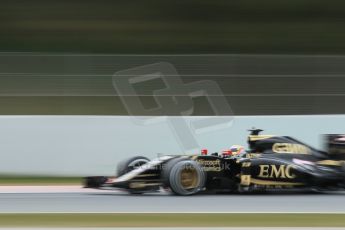 World © Octane Photographic Ltd. Lotus F1 Team E23 Hybrid – Pastor Maldonado. Saturday 21st February 2015, F1 Winter testing, Circuit de Barcelona Catalunya, Spain, Day 3. Digital Ref : 1190CB1L7719