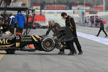 World © Octane Photographic Ltd. Lotus F1 Team E23 Hybrid – Pastor Maldonado. Saturday 21st February 2015, F1 Winter testing, Circuit de Barcelona Catalunya, Spain, Day 3. Digital Ref :1190CB1L8048