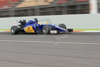 World © Octane Photographic Ltd. Sauber F1 Team C34-Ferrari – Marcus Ericsson. Saturday 21st February 2015, F1 Winter testing, Circuit de Barcelona Catalunya, Spain, Day 3. Digital Ref : 1190CB1L8218