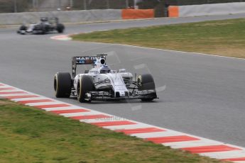 World © Octane Photographic Ltd. Williams Martini Racing FW37 – Valtteri Bottas, Saturday 21st February 2015, F1 Winter testing, Circuit de Barcelona Catalunya, Spain, Day 3. Digital Ref: 1190CB1L8459