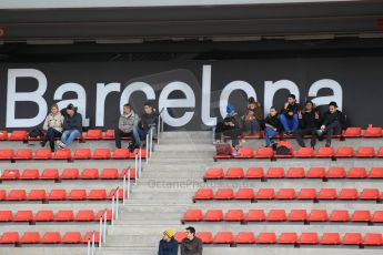 World © Octane Photographic Ltd. Williams Martini Racing FW37 – Valtteri Bottas practice pitstop Saturday 21st February 2015, F1 Winter testing, Circuit de Barcelona Catalunya, Spain, Day 3. Digital Ref: 1190CB1L8580