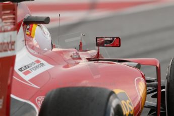World © Octane Photographic Ltd. Scuderia Ferrari SF15-T– Sebastian Vettel. Saturday 21st February 2015, F1 Winter testing, Circuit de Barcelona Catalunya, Spain, Day 3. Digital Ref: 1190CB7L6372