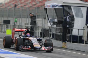 World © Octane Photographic Ltd. Scuderia Toro Rosso STR10 – Max Verstappen, Saturday 21st February 2015, F1 Winter testing, Circuit de Catalunya, Barcelona, Spain, Day 2. Digital Ref: 1190LB1D7798
