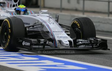 World © Octane Photographic Ltd. Williams Martini Racing FW37 – Felipe Massa. Saturday 21st February 2015, F1 Winter testing, Circuit de Catalunya, Barcelona, Spain, Day 3. Digital Ref: 1190LB1D7818