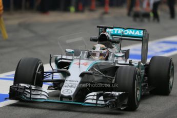 World © Octane Photographic Ltd. Sahara Force India VJM07 – Pascal Wehrlein. Saturday 21st February 2015, F1 Winter testing, Circuit de Catalunya, Barcelona, Spain, Day 3. Digital Ref : 1190LB1D8072