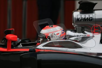 World © Octane Photographic Ltd. McLaren Honda MP4/30 – Jenson Button. Saturday 21st February 2015, F1 Winter testing, Circuit de Catalunya, Barcelona, Spain, Day 3. Digital Ref: 1190LB1D8095