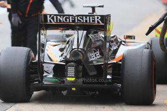 World © Octane Photographic Ltd. Sahara Force India VJM07 – Pascal Wehrlein. Saturday 21st February 2015, F1 Winter testing, Circuit de Catalunya, Barcelona, Spain, Day 3. Digital Ref : 1190LB1D8151