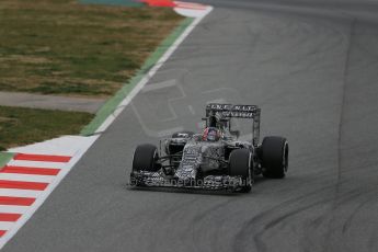 World © Octane Photographic Ltd. Infiniti Red Bull Racing RB11 – Daniil Kvyat. Saturday 21st February 2015, F1 Winter testing, Circuit de Catalunya, Barcelona, Spain, Day 3. Digital Ref : 1190LB1D8338