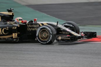 World © Octane Photographic Ltd. Lotus F1 Team E23 Hybrid – Pastor Maldonado. Saturday 21st February 2015, F1 Winter testing, Circuit de Catalunya, Barcelona, Spain, Day 3. Digital Ref : 1190LB1D8377