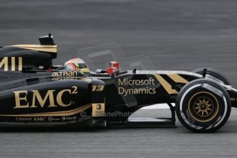 World © Octane Photographic Ltd. Lotus F1 Team E23 Hybrid – Pastor Maldonado. Saturday 21st February 2015, F1 Winter testing, Circuit de Catalunya, Barcelona, Spain, Day 3. Digital Ref : 1190LB1D8468
