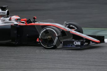 World © Octane Photographic Ltd. McLaren Honda MP4/30 – Jenson Button. Saturday 21st February 2015, F1 Winter testing, Circuit de Catalunya, Barcelona, Spain, Day 3. Digital Ref: 1190LB1D8519
