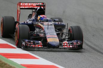 World © Octane Photographic Ltd. Scuderia Toro Rosso STR10 – Max Verstappen, Saturday 21st February 2015, F1 Winter testing, Circuit de Catalunya, Barcelona, Spain, Day 2. Digital Ref: 1190LB1D8593