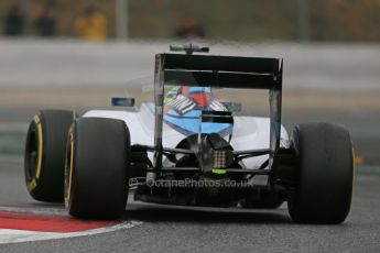 World © Octane Photographic Ltd. Williams Martini Racing FW37 – Felipe Massa. Saturday 21st February 2015, F1 Winter testing, Circuit de Catalunya, Barcelona, Spain, Day 3. Digital Ref: 1190LB1D8698