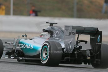 World © Octane Photographic Ltd. Mercedes AMG Petronas F1 W06 Hybrid – Lewis Hamilton. Saturday 21st February 2015, F1 Winter testing, Circuit de Catalunya, Barcelona, Spain, Day 3. Digital Ref : 1190LB1D8719