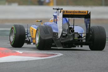 World © Octane Photographic Ltd. Sauber F1 Team C34-Ferrari – Marcus Ericsson. Saturday 21st February 2015, F1 Winter testing, Circuit de Catalunya, Barcelona, Spain, Day 3. Digital Ref : 1190LB1D8755