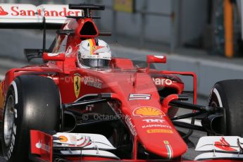 World © Octane Photographic Ltd. Scuderia Ferrari SF15-T– Sebastian Vettel. Saturday 21st February 2015, F1 Winter testing, Circuit de Catalunya, Barcelona, Spain, Day 3. Digital Ref: 1190LB1D8788