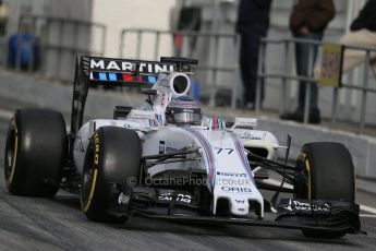 World © Octane Photographic Ltd. Williams Martini Racing FW37 – Valtteri Bottas Saturday 21st February 2015, F1 Winter testing, Circuit de Catalunya, Barcelona, Spain, Day 3. Digital Ref: 1190LB1D8843