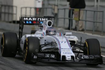 World © Octane Photographic Ltd. Williams Martini Racing FW37 – Valtteri Bottas Saturday 21st February 2015, F1 Winter testing, Circuit de Catalunya, Barcelona, Spain, Day 3. Digital Ref: 1190LB1D8858