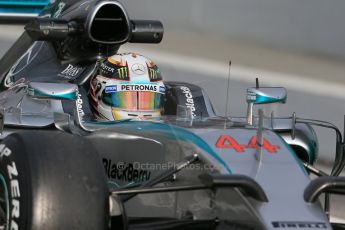 World © Octane Photographic Ltd. Mercedes AMG Petronas F1 W06 Hybrid – Lewis Hamilton. Saturday 21st February 2015, F1 Winter testing, Circuit de Catalunya, Barcelona, Spain, Day 3. Digital Ref : 1190LB1D8871