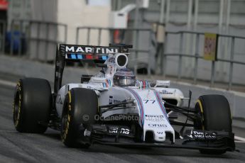 World © Octane Photographic Ltd. Williams Martini Racing FW37 – Valtteri Bottas Saturday 21st February 2015, F1 Winter testing, Circuit de Catalunya, Barcelona, Spain, Day 3. Digital Ref: 1190LB1D8885
