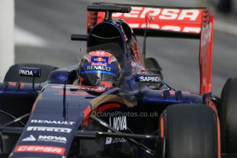 World © Octane Photographic Ltd. Scuderia Toro Rosso STR10 – Max Verstappen, Saturday 21st February 2015, F1 Winter testing, Circuit de Catalunya, Barcelona, Spain, Day 2. Digital Ref: 1190LB1D8919