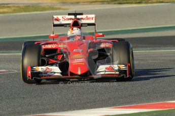 World © Octane Photographic Ltd. Scuderia Ferrari SF15-T– Sebastian Vettel. Sunday 22nd February 2015, F1 Winter testing, Circuit de Barcelona Catalunya, Spain, Day 4. Digital Ref: 1191CB1L8671