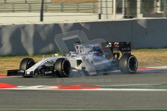 World © Octane Photographic Ltd. Williams Martini Racing FW37 – Valtteri Bottas. Sunday 22nd February 2015, F1 Winter testing, Circuit de Barcelona Catalunya, Spain, Day 4. Digital Ref: 1191CB1L8712