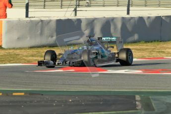 World © Octane Photographic Ltd. Mercedes AMG Petronas F1 W06 Hybrid – Nico Rosberg. Sunday 22nd February 2015, F1 Winter testing, Circuit de Barcelona Catalunya, Spain, Day 4. Digital Ref : 1191CB1L8732