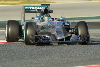 World © Octane Photographic Ltd. Mercedes AMG Petronas F1 W06 Hybrid – Nico Rosberg. Sunday 22nd February 2015, F1 Winter testing, Circuit de Barcelona Catalunya, Spain, Day 4. Digital Ref : 1191CB1L8742
