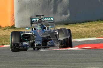 World © Octane Photographic Ltd. Mercedes AMG Petronas F1 W06 Hybrid – Nico Rosberg. Sunday 22nd February 2015, F1 Winter testing, Circuit de Barcelona Catalunya, Spain, Day 4. Digital Ref : 1191CB1L8903