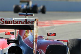 World © Octane Photographic Ltd. Scuderia Ferrari SF15-T– Sebastian Vettel. Sunday 22nd February 2015, F1 Winter test #2, Circuit de Barcelona Catalunya, Spain, Day 4. Digital Ref: 1191CB1L9107