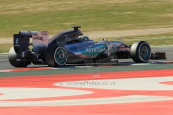 World © Octane Photographic Ltd. Mercedes AMG Petronas F1 W06 Hybrid – Nico Rosberg. Sunday 22nd February 2015, F1 Winter test #2, Circuit de Barcelona Catalunya, Spain, Day 4. Digital Ref : 1191CB1L9227