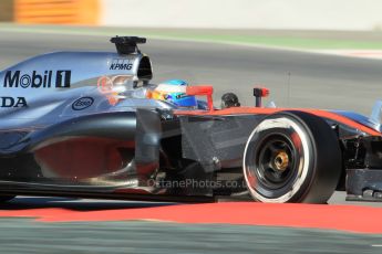 World © Octane Photographic Ltd. McLaren Honda MP4/30 - Fernando Alonso. Sunday 22nd Sunday 22nd February 2015, F1 Winter test #2, Circuit de Barcelona Catalunya, Spain, Day 4. Digital Ref: 1191CB1L9328