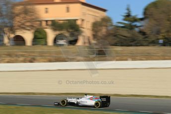 World © Octane Photographic Ltd. Williams Martini Racing FW37 – Valtteri Bottas. Sunday 22nd February 2015, F1 Winter test #2, Circuit de Barcelona Catalunya, Spain, Day 4. Digital Ref: 1191CB1L9481