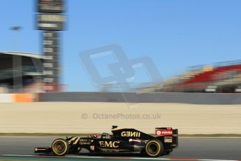 World © Octane Photographic Ltd. Lotus F1 Team E23 Hybrid – Romain Grosjean. Sunday 22nd February 2015, F1 Winter test #2, Circuit de Barcelona Catalunya, Spain, Day 4. Digital Ref :1191CB1L9510