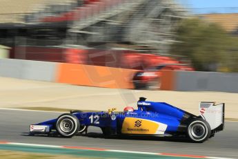 World © Octane Photographic Ltd. Sauber F1 Team C34-Ferrari – Felipe Nasr. Sunday 22nd February 2015, F1 Winter test #2, Circuit de Barcelona Catalunya, Spain, Day 4. Digital Ref : 1191CB1L9514
