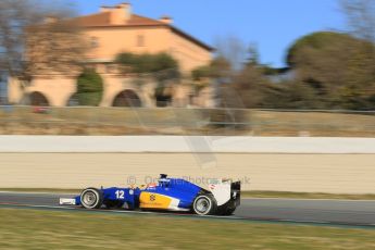 World © Octane Photographic Ltd. Sauber F1 Team C34-Ferrari – Felipe Nasr. Sunday 22nd February 2015, F1 Winter test #2, Circuit de Barcelona Catalunya, Spain, Day 4. Digital Ref : 1191CB1L9517