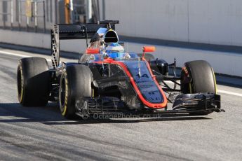 World © Octane Photographic Ltd. McLaren Honda MP4/30 - Fernando Alonso. Sunday 22nd Sunday 22nd February 2015, F1 Winter test #2, Circuit de Barcelona Catalunya, Spain, Day 4. Digital Ref: 1191CB7B0715