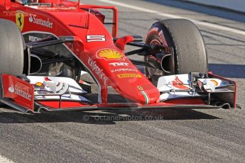 World © Octane Photographic Ltd. Scuderia Ferrari SF15-T– Sebastian Vettel. Sunday 22nd February 2015, F1 Winter test #2, Circuit de Barcelona Catalunya, Spain, Day 4. Digital Ref: 1191CB7B0744