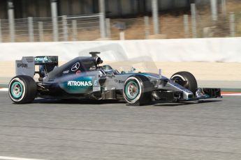World © Octane Photographic Ltd. Mercedes AMG Petronas F1 W06 Hybrid – Nico Rosberg. Sunday 22nd February 2015, F1 Winter test #2, Circuit de Barcelona Catalunya, Spain, Day 4. Digital Ref : 1191CB7B0788