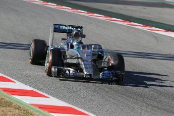 World © Octane Photographic Ltd. Mercedes AMG Petronas F1 W06 Hybrid – Nico Rosberg. Sunday 22nd February 2015, F1 Winter test #2, Circuit de Barcelona, Catalunya, Spain, Day 4. Digital Ref : 1191LB1D0048