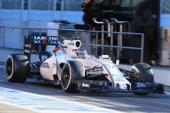 1191LB1D8959World © Octane Photographic Ltd. Williams Martini Racing FW37 – Valtteri Bottas. Sunday 22nd February 2015, F1 Winter testing, Circuit de Catalunya, Barcelona, Spain, Day 4. Digital Ref: 1191LB1D8950